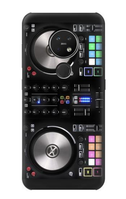 W3931 DJ Mixer Graphic Paint Hülle Schutzhülle Taschen und Leder Flip für Nokia 7.2