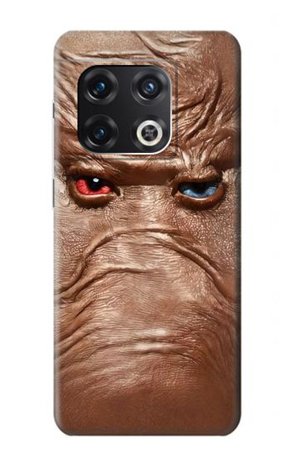 W3940 Leather Mad Face Graphic Paint Hülle Schutzhülle Taschen und Leder Flip für OnePlus 10 Pro