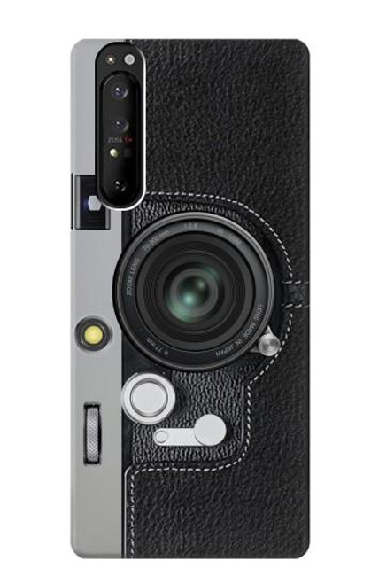 W3922 Camera Lense Shutter Graphic Print Hülle Schutzhülle Taschen und Leder Flip für Sony Xperia 1 III