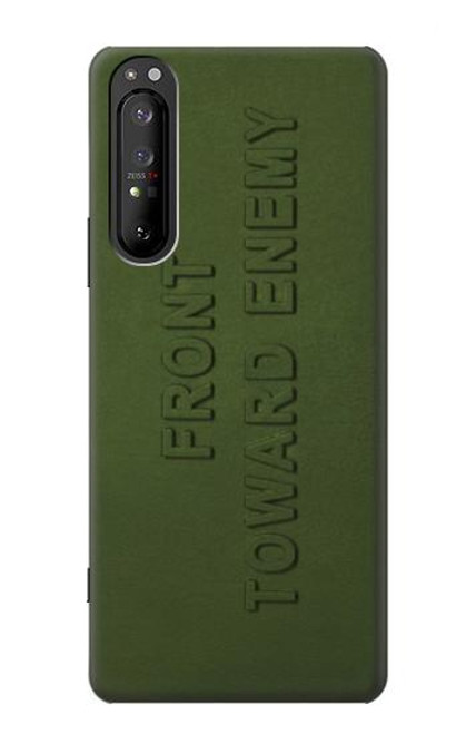 W3936 Front Toward Enermy Hülle Schutzhülle Taschen und Leder Flip für Sony Xperia 1 II