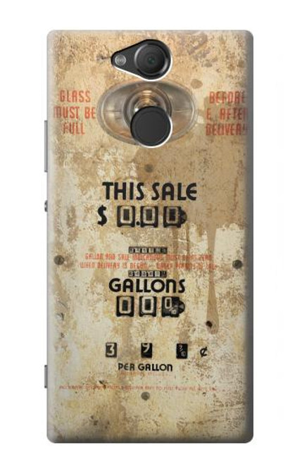 W3954 Vintage Gas Pump Hülle Schutzhülle Taschen und Leder Flip für Sony Xperia XA2