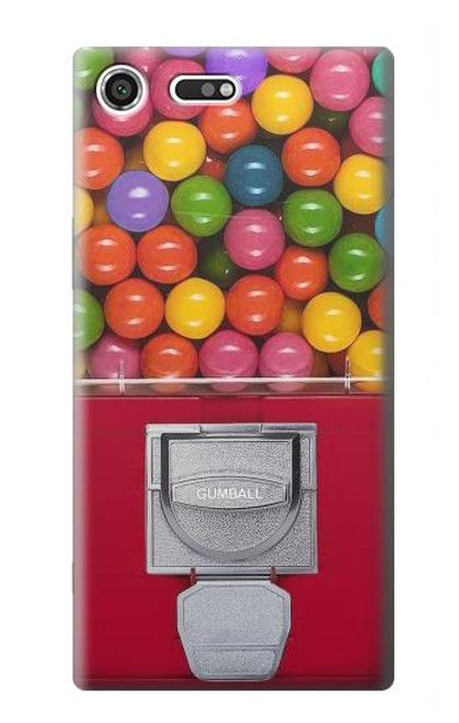 W3938 Gumball Capsule Game Graphic Hülle Schutzhülle Taschen und Leder Flip für Sony Xperia XZ Premium