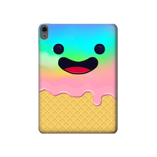 W3939 Ice Cream Cute Smile Tablet Hülle Schutzhülle Taschen für iPad Air (2022,2020, 4th, 5th), iPad Pro 11 (2022, 6th)