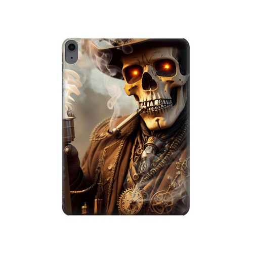 W3949 Steampunk Skull Smoking Tablet Hülle Schutzhülle Taschen für iPad Air (2022,2020, 4th, 5th), iPad Pro 11 (2022, 6th)