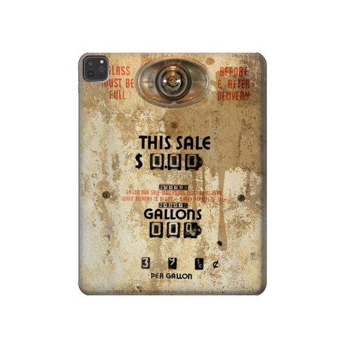 W3954 Vintage Gas Pump Tablet Hülle Schutzhülle Taschen für iPad Pro 11 (2021,2020,2018, 3rd, 2nd, 1st)