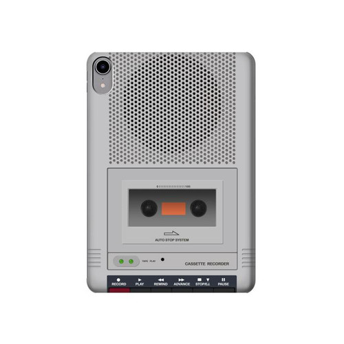 W3953 Vintage Cassette Player Graphic Tablet Hülle Schutzhülle Taschen für iPad mini 6, iPad mini (2021)