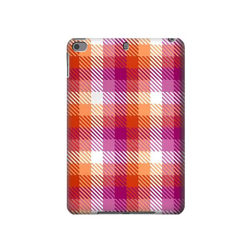 W3941 LGBT Lesbian Pride Flag Plaid Tablet Hülle Schutzhülle Taschen für iPad mini 4, iPad mini 5, iPad mini 5 (2019)