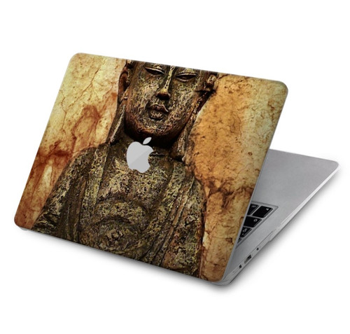 W0344 Buddha Rock Carving Hülle Schutzhülle Taschen für MacBook Air 15″ (2023,2024) - A2941, A3114