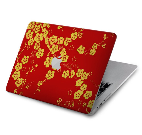 W2050 Cherry Blossoms Chinese Graphic Printed Hülle Schutzhülle Taschen für MacBook Air 15″ (2023,2024) - A2941, A3114