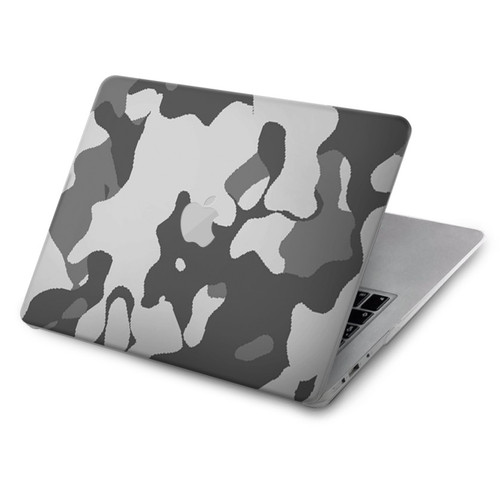 W2186 Gray Camo Camouflage Graphic Printed Hülle Schutzhülle Taschen für MacBook Air 15″ (2023,2024) - A2941, A3114