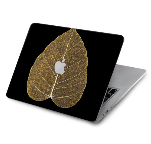 W2331 Gold Leaf Buddhist Om Symbol Hülle Schutzhülle Taschen für MacBook Air 15″ (2023,2024) - A2941, A3114