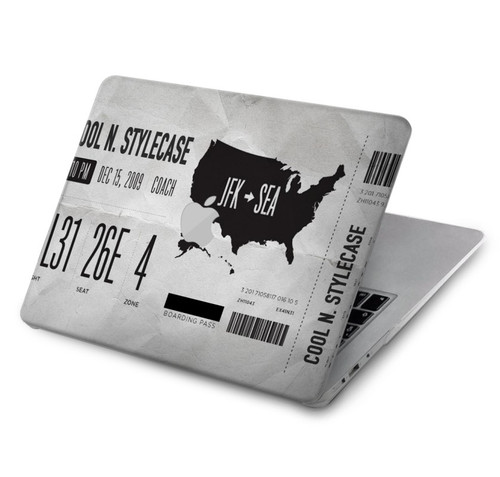 W3615 Airline Boarding Pass Art Hülle Schutzhülle Taschen für MacBook Air 15″ (2023,2024) - A2941, A3114