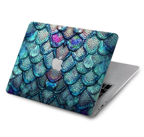 W3809 Mermaid Fish Scale Hülle Schutzhülle Taschen für MacBook Air 15″ (2023,2024) - A2941, A3114