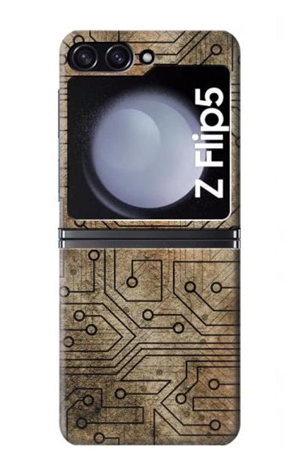 W3812 PCB Print Design Hülle Schutzhülle Taschen Flip für Samsung Galaxy Z Flip 5