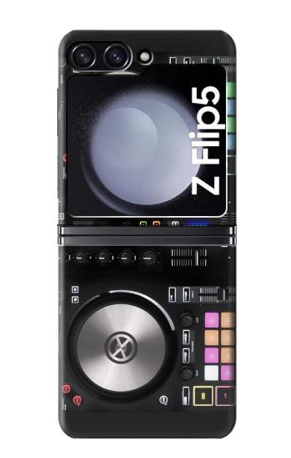 W3931 DJ Mixer Graphic Paint Hülle Schutzhülle Taschen Flip für Samsung Galaxy Z Flip 5