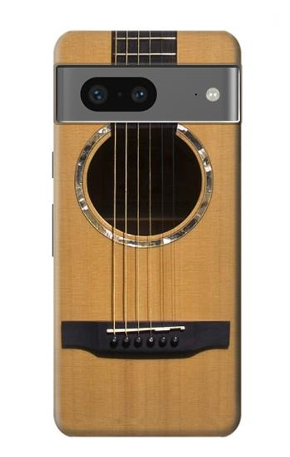 W0057 Acoustic Guitar Hülle Schutzhülle Taschen und Leder Flip für Google Pixel 7a