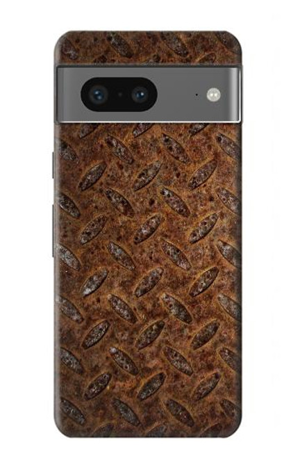 W0542 Rust Texture Hülle Schutzhülle Taschen und Leder Flip für Google Pixel 7a