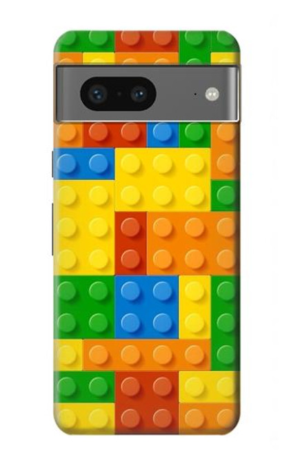 W3595 Brick Toy Hülle Schutzhülle Taschen und Leder Flip für Google Pixel 7a