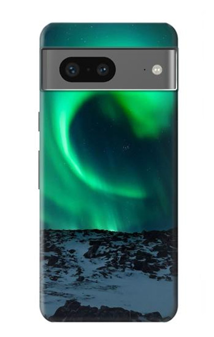 W3667 Aurora Northern Light Hülle Schutzhülle Taschen und Leder Flip für Google Pixel 7a