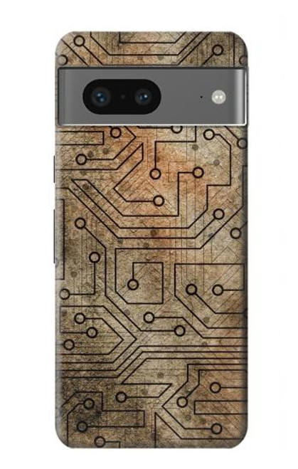 W3812 PCB Print Design Hülle Schutzhülle Taschen und Leder Flip für Google Pixel 7a