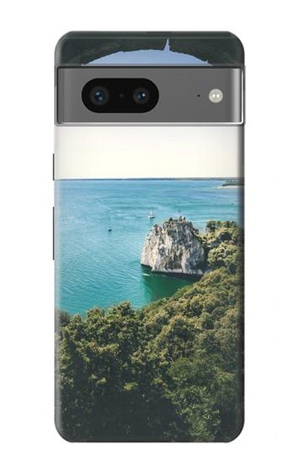 W3865 Europe Duino Beach Italy Hülle Schutzhülle Taschen und Leder Flip für Google Pixel 7a