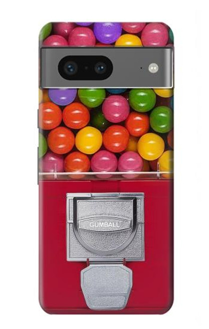 W3938 Gumball Capsule Game Graphic Hülle Schutzhülle Taschen und Leder Flip für Google Pixel 7a