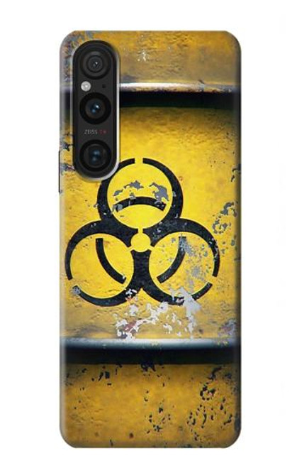 W3669 Biological Hazard Tank Graphic Hülle Schutzhülle Taschen und Leder Flip für Sony Xperia 1 V