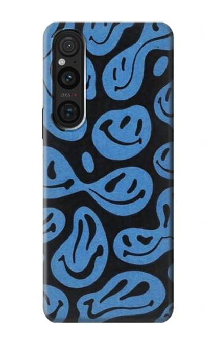 W3679 Cute Ghost Pattern Hülle Schutzhülle Taschen und Leder Flip für Sony Xperia 1 V