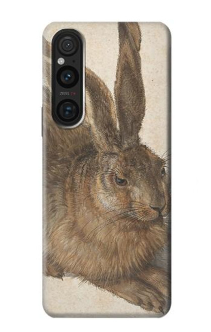 W3781 Albrecht Durer Young Hare Hülle Schutzhülle Taschen und Leder Flip für Sony Xperia 1 V