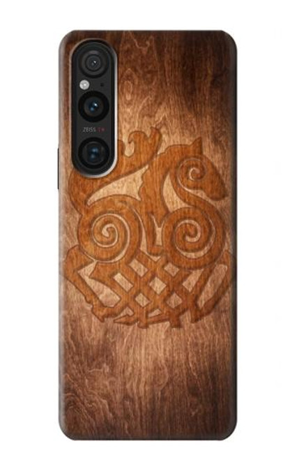 W3830 Odin Loki Sleipnir Norse Mythology Asgard Hülle Schutzhülle Taschen und Leder Flip für Sony Xperia 1 V