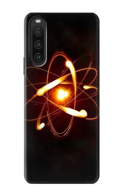 W3547 Quantum Atom Hülle Schutzhülle Taschen und Leder Flip für Sony Xperia 10 V