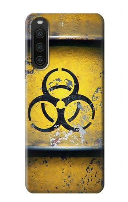 W3669 Biological Hazard Tank Graphic Hülle Schutzhülle Taschen und Leder Flip für Sony Xperia 10 V