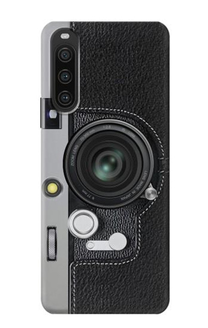 W3922 Camera Lense Shutter Graphic Print Hülle Schutzhülle Taschen und Leder Flip für Sony Xperia 10 V