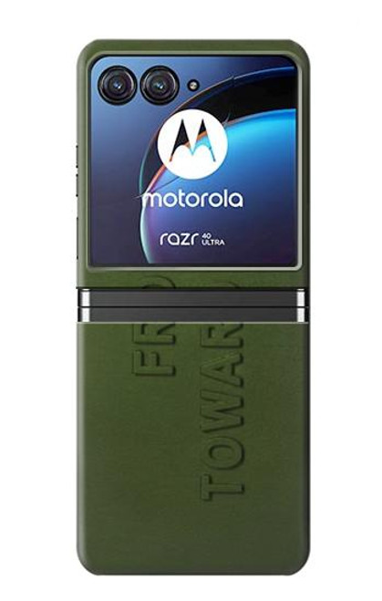 W3936 Front Toward Enermy Hülle Schutzhülle Taschen Flip für Motorola Razr 40 Ultra