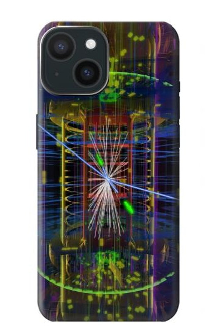W3545 Quantum Particle Collision Hülle Schutzhülle Taschen und Leder Flip für iPhone 15