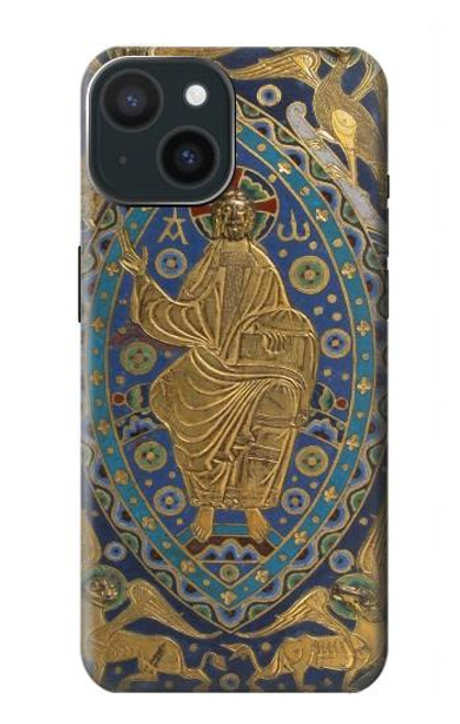 W3620 Book Cover Christ Majesty Hülle Schutzhülle Taschen und Leder Flip für iPhone 15