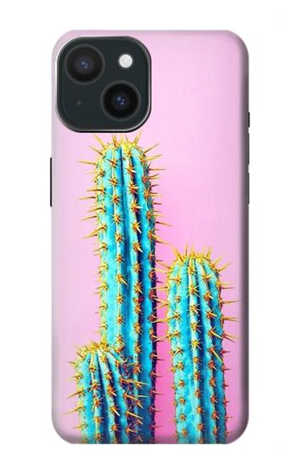 W3673 Cactus Hülle Schutzhülle Taschen und Leder Flip für iPhone 15