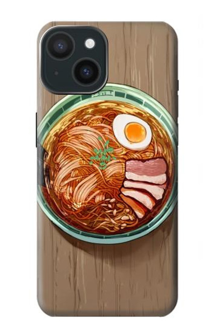 W3756 Ramen Noodles Hülle Schutzhülle Taschen und Leder Flip für iPhone 15