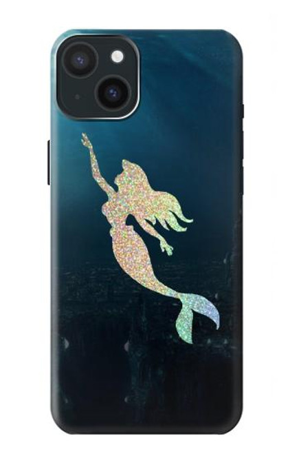 W3250 Mermaid Undersea Hülle Schutzhülle Taschen und Leder Flip für iPhone 15 Plus
