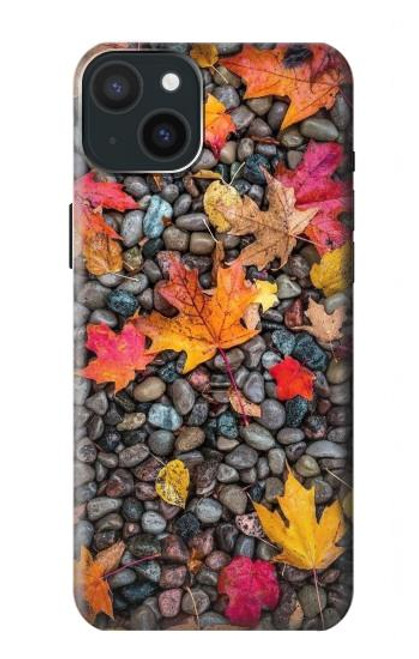 W3889 Maple Leaf Hülle Schutzhülle Taschen und Leder Flip für iPhone 15 Plus