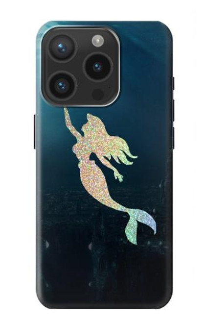 W3250 Mermaid Undersea Hülle Schutzhülle Taschen und Leder Flip für iPhone 15 Pro