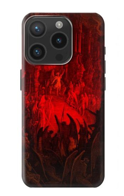 W3583 Paradise Lost Satan Hülle Schutzhülle Taschen und Leder Flip für iPhone 15 Pro