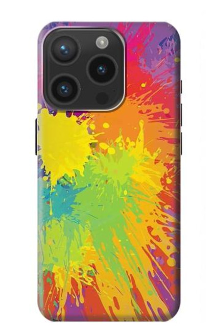 W3675 Color Splash Hülle Schutzhülle Taschen und Leder Flip für iPhone 15 Pro