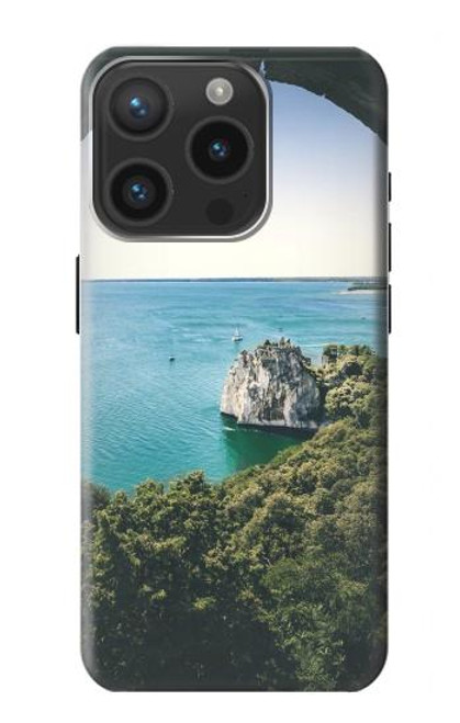 W3865 Europe Duino Beach Italy Hülle Schutzhülle Taschen und Leder Flip für iPhone 15 Pro