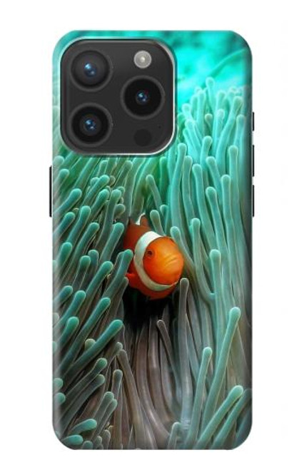 W3893 Ocellaris clownfish Hülle Schutzhülle Taschen und Leder Flip für iPhone 15 Pro