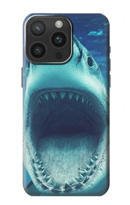 W3548 Tiger Shark Hülle Schutzhülle Taschen und Leder Flip für iPhone 15 Pro Max