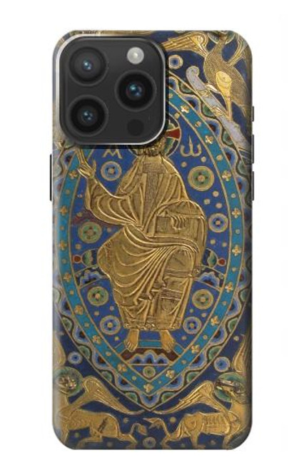 W3620 Book Cover Christ Majesty Hülle Schutzhülle Taschen und Leder Flip für iPhone 15 Pro Max