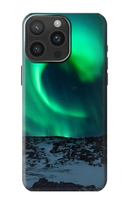 W3667 Aurora Northern Light Hülle Schutzhülle Taschen und Leder Flip für iPhone 15 Pro Max