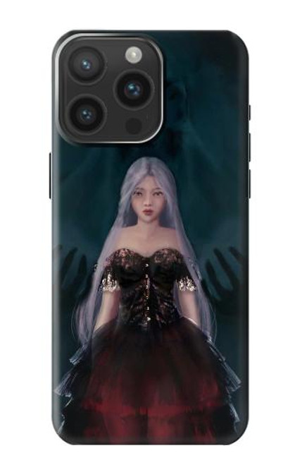 W3847 Lilith Devil Bride Gothic Girl Skull Grim Reaper Hülle Schutzhülle Taschen und Leder Flip für iPhone 15 Pro Max