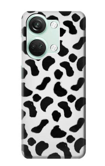 W2728 Dalmatians Texture Hülle Schutzhülle Taschen und Leder Flip für OnePlus Nord 3